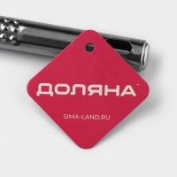 Ложка гарнирная из нержавеющей стали Доляна &laquo;Стандарт&raquo;, 50 мл, h=31 см, цвет серебряный