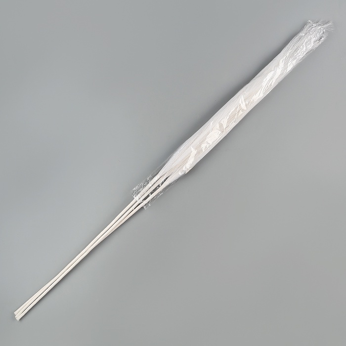 Пампасная искусственная трава высота 1 метр, набор 3 шт., цвет белый