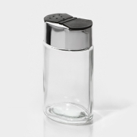 Солонка стеклянная Доляна «Классик», 140 мл, 4×5×10,5 см Солонка стеклянная Доляна «Классик», 140 мл, 4×5×10,5 см