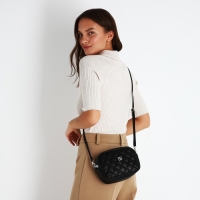 Сумка кросс-боди на молнии, цвет чёрный