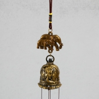 Музыка ветра металл "Слоны и 6 цветных колокольчиков" 55х5х4,2 см Музыка ветра металл "Слоны и 6 цветных колокольчиков" 55х5х4,2 см