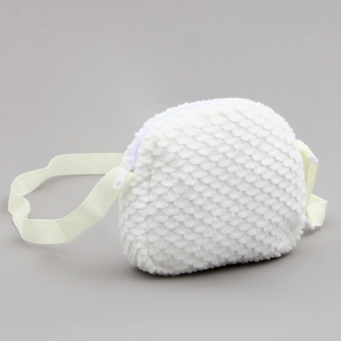 Сумка детская «Зайка с бантиком», 20 см, цвет белый Сумка детская «Зайка с бантиком», 20 см, цвет белый