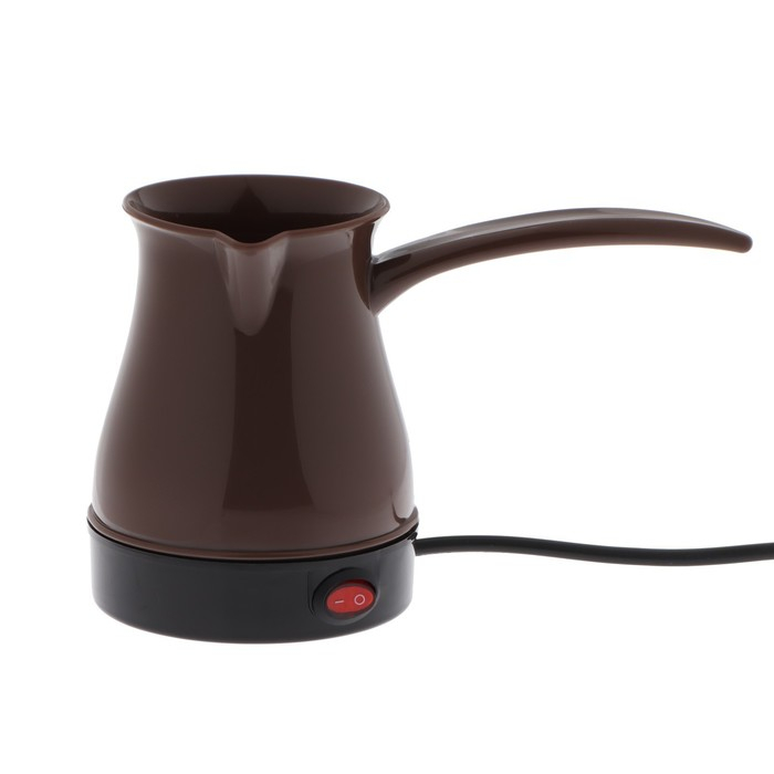 Турка электрическая Luazon LTE-601, 600 Вт, 250 мл, защита от включения без воды, коричневая Турка электрическая Luazon LTE-601, 600 Вт, 250 мл, защита от включения без воды, коричневая