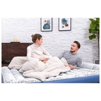 Кровать надувная Bestway Queen, 203&times;152&times;30 см, со встроенным электронасосом, 67836