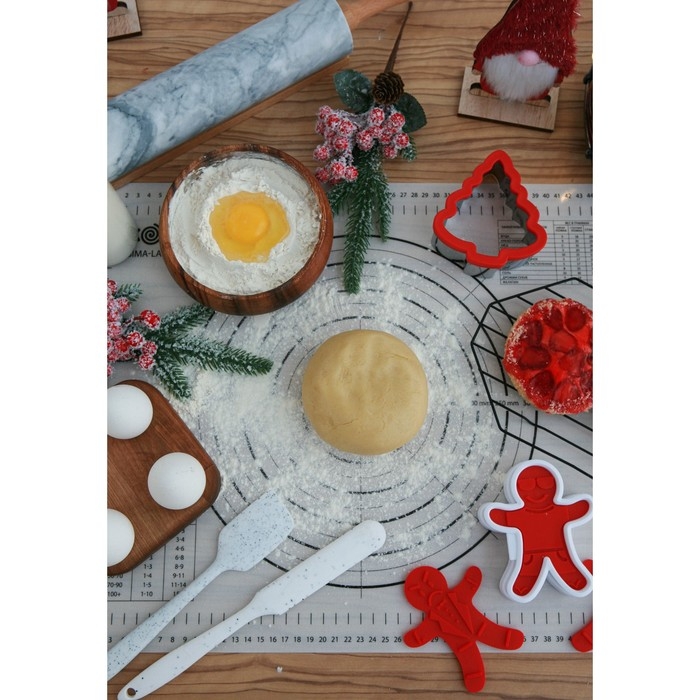 Лопатка Доляна &laquo;Гранит&raquo;, 21 см, цвет белый