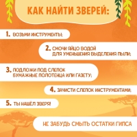 Набор для раскопок &laquo;Мир зверей&raquo;