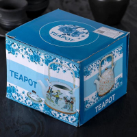 Чайник керамический заварочный с металлическим ситом &laquo;Парк&raquo;, 900 мл