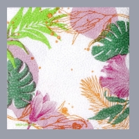 Салфетки бумажные однослойные &laquo;Листья&raquo;, 24 &times; 24 см, в наборе 20 шт.