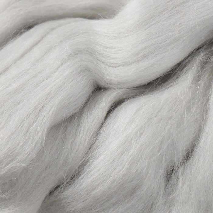 Шерсть для валяния 100% полутонкая шерсть 50 гр (106, жемчужный) МИКС Шерсть для валяния 100% полутонкая шерсть 50 гр (106, жемчужный) МИКС