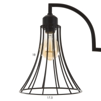 Бра "Чилли" Е27 40Вт черный 18х18х19см Бра "Чилли" Е27 40Вт черный 18х18х19см