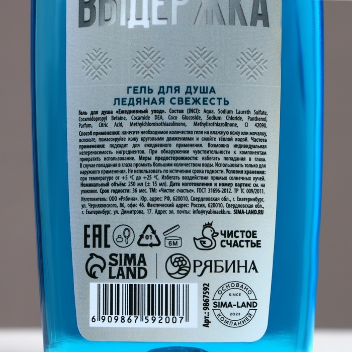 Подарочный набор косметики новогодний &laquo;Твои возможности безграничны&raquo;, гель для душа и шампунь для волос , 2 х 250 мл, Новый Год