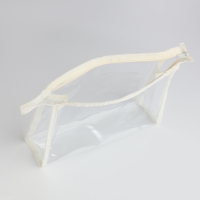 Набор косметичек 2 в 1 на молнии, цвет белый