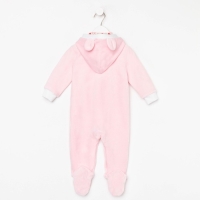 Комбинезон утеплённый для девочки, цвет розовый, рост 68 Комбинезон утеплённый для девочки, цвет розовый, рост 68