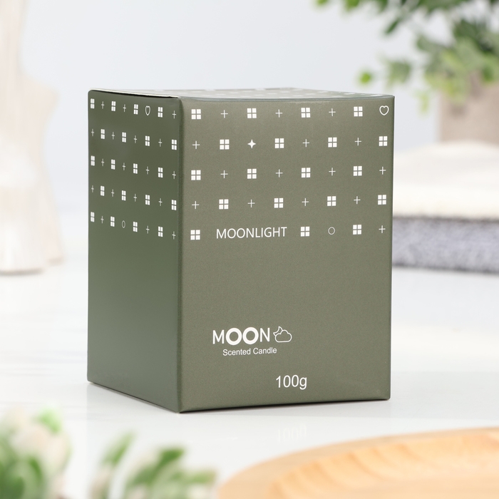 Свеча ароматическая в стакане "Moon", бамбуковая роща, малая