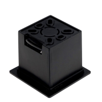 Встраиваемый светильник для лестницы, IP65, 3 Вт, 4000К, 48х48, квадрат, черный Встраиваемый светильник для лестницы, IP65, 3 Вт, 4000К, 48х48, квадрат, черный