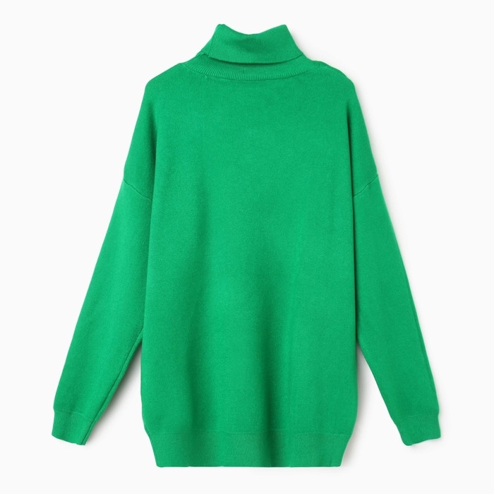 Свитер женский, цвет зелёный, размер 48-52