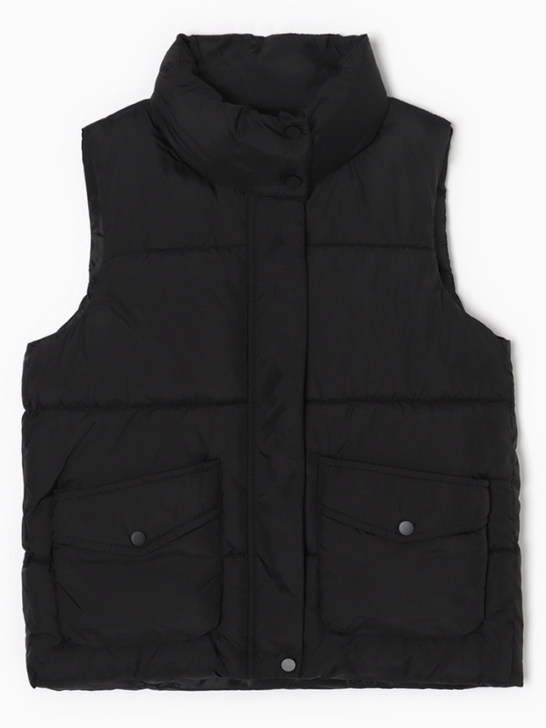 Жилет женский с воротником MIST, р.44, черный Жилет женский с воротником MIST, р.44, черный