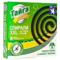 Тайга спирали от комаров угольные ХХL 10 шт. в упаковке