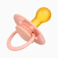 Соска - пустышка классическая, латекс, цв.персиковый, в контейнере, от 6 мес., M&B