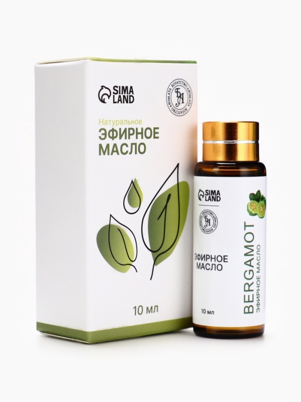 Эфирное масло "Бергамот", 10 мл, с пипеткой