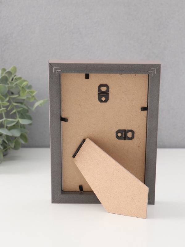 Фоторамка пластик "МИРАМ" 10х15 см, св. коричневый