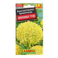 Набор семян Бархатцы "Лимонное чудо" прямостоячие, О, 5 шт.