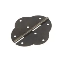 Петля железная, 90&times;78&times;0.6 мм, цвет бронза, 50 шт.