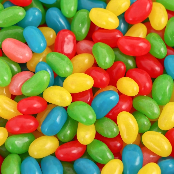 Мармелад жевательный Мармелад жевательный "Бобы желе" со вкусом ананас, яблоко, персик, черника, клубника, 1 кг 1053985