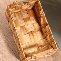 Корзина плетеная 35х20х15 см, водный гиацинт