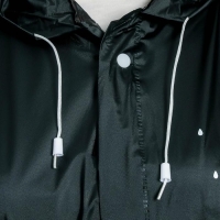 Дождевик взрослый плащ &laquo;На крыльях счастья&raquo;, размер универсальный, размер 42-48, 60 х 110 см, цвет чёрный