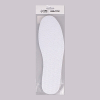 Стельки для обуви, универсальные, дышащие, р-р RU до 46 (р-р Пр-ля до 47), 29 см, пара, цвет белый