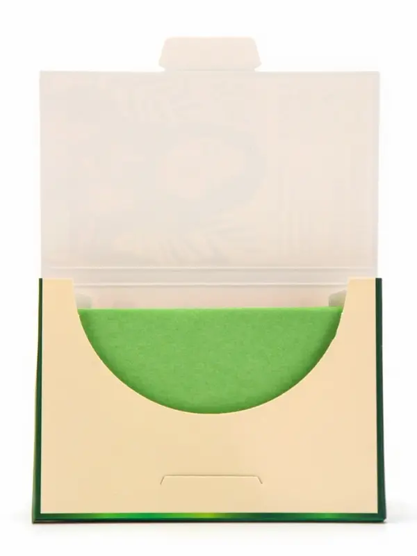 Матирующие салфетки Secret Beauty, 50 шт., зелёные