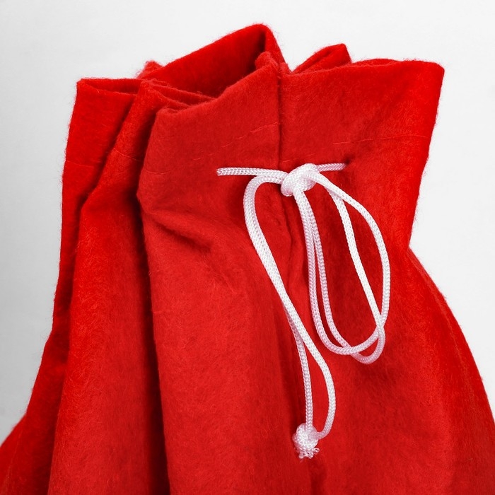 Мешок Деда мороза, с аппликацией, 40 &times; 60 см