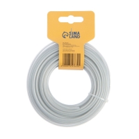 Леска для триммера ТУНДРА, сечение круг, металлический сердечник, армированная, d=3 мм, 15 м