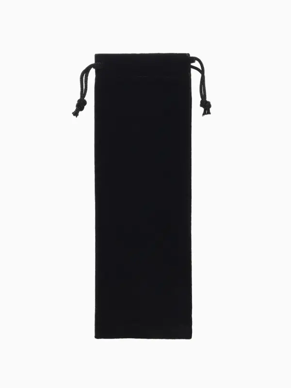 Мешочек подарочный, 6&times;18 см, чёрный