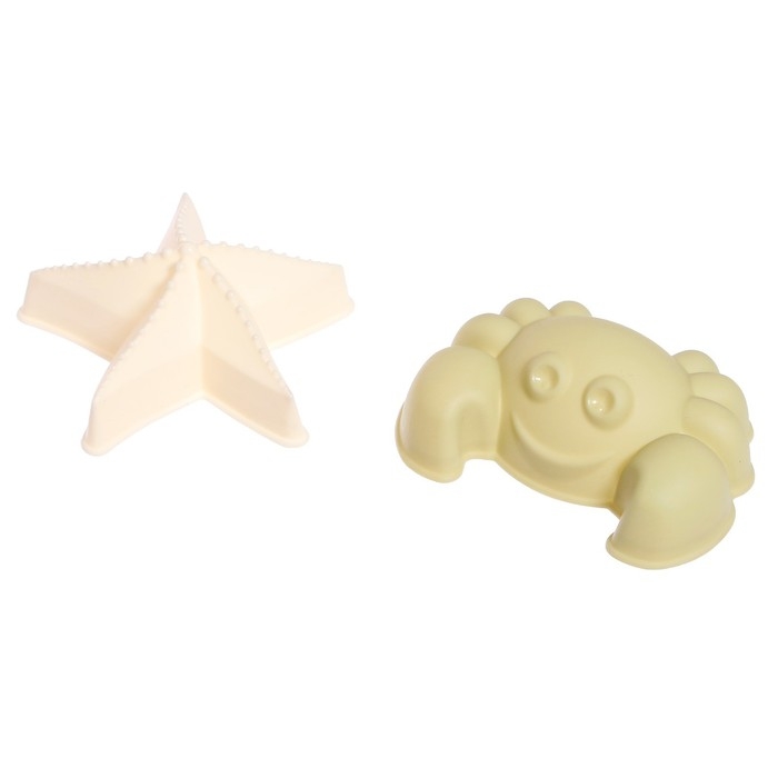 Песочный набор &laquo;Полынь&raquo;, 8 предметов: совок, грабли, сито, ведерко, 4 формочки