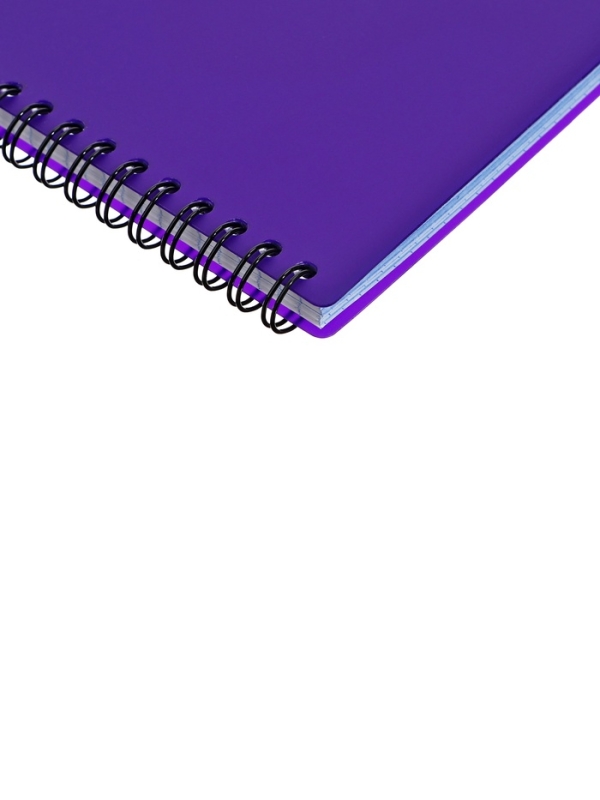 Тетрадь А5 80л кл на гребне ErichKrause Reef, пласт обл, блок оф, индиго