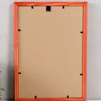 Фоторамка дерево 21х30 см, махагон №2 (пластиковый экран)