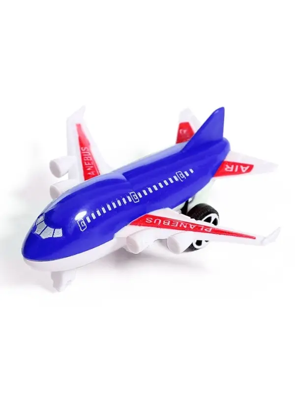 Самолёт инерционный &laquo;Глазастик&raquo;, цвет МИКС