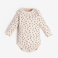 Боди детское с длинным рукавом Крошка Я &laquo;Киса&raquo;, рост 68-74 см, цвет бежевый