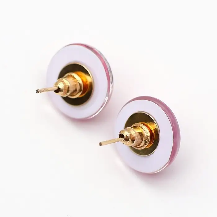 Серьги гвоздики &laquo;Волшебная девочка&raquo; 1.5 х 1.5 см