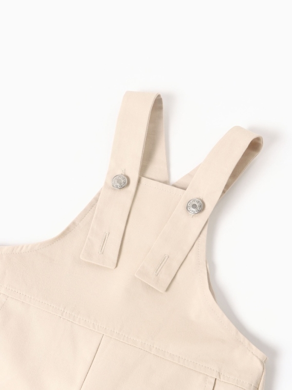 Комбинезон детский MINAKU: Jeans collection, цвет бежевый, рост 134 см