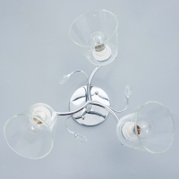 Люстра "Аиша" 3хЕ27 40Вт хром 50х50х27 см BayerLux Люстра "Аиша" 3хЕ27 40Вт хром 50х50х27 см BayerLux