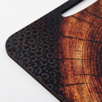 Разделочная доска-поднос "Спил" 36х28 см