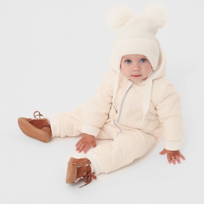Комбинезон демисезонный Крошка Я, рост 104 см, молочный Комбинезон демисезонный Крошка Я, рост 104 см, молочный