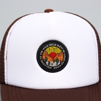 Кепка детская для мальчика Wild west, цвет коричневый, р-р 52-54, 5-7 лет