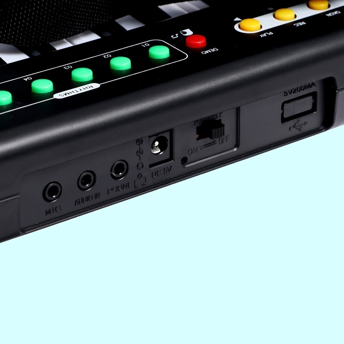 Синтезатор детский &laquo;Электромузыка&raquo;, звуковые эффекты, 37 клавиш