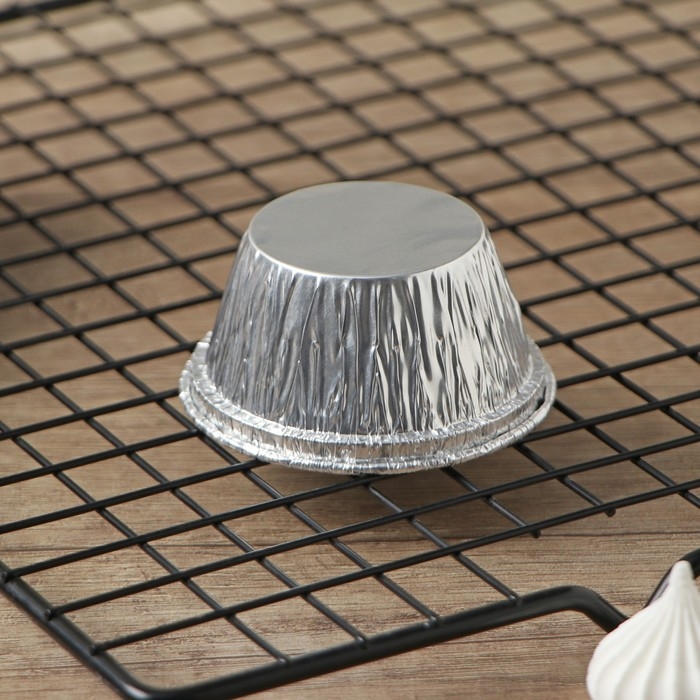 Набор форм для выпечки из фольги Доляна, 50 мл, 6&times;3 см, 50 шт