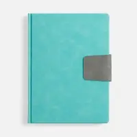 Ежедневник Grande Strap на заказ, датированный, бирюзовый