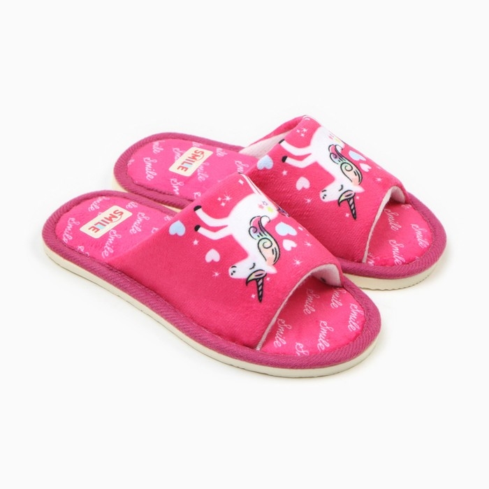 Тапочки детские открытые, размер 34/35 Тапочки детские открытые, размер 34/35